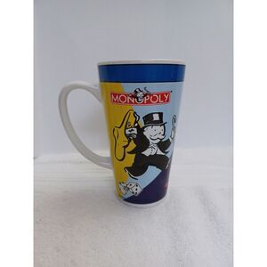 Vintage Monopoly Mug, 1999 Hasbro Monopoly Mug, Tall,‎  Rare